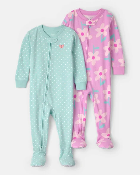 Pack 2 Pijama Floral Mariposa