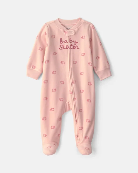 Pijama Enterito Baby Sister Micropolar
